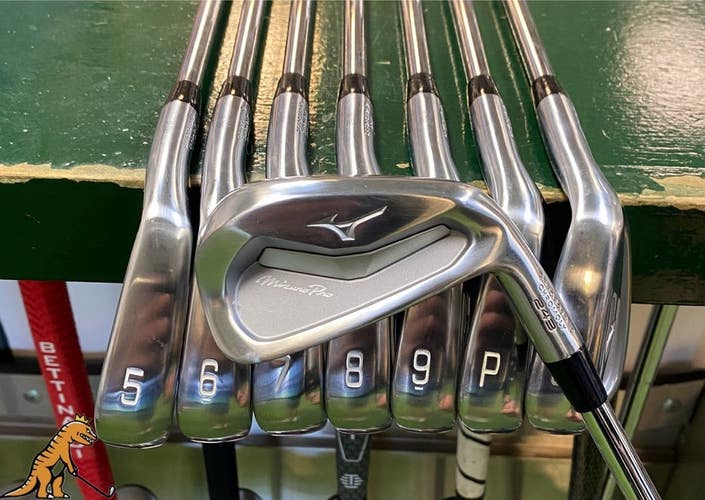 Used RH Mizuno Pro 243 Iron Set 4-PW-GW NS Pro Modus Tour 120g Stiff Flex Steel