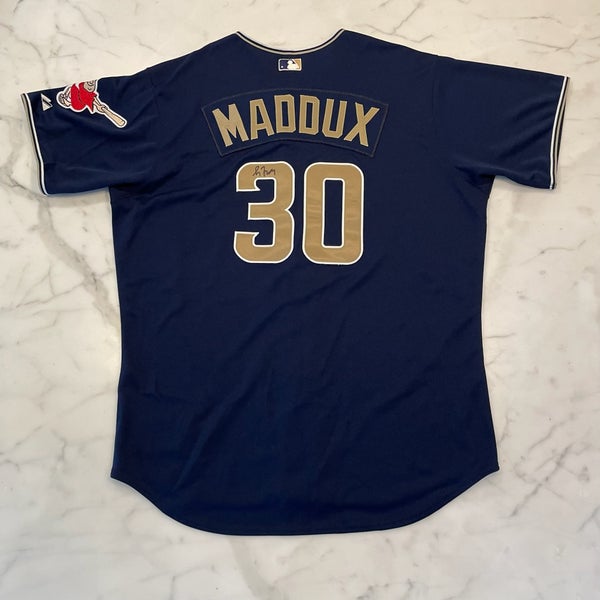 Greg Maddux Autographed Padres Jersey | Majestic Authentic | Size 50