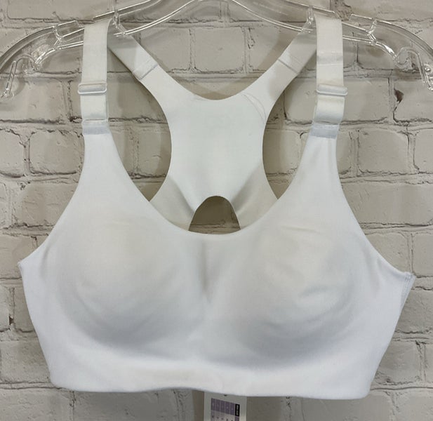 Calia WAX17215W Women's MADE TO MOVE Racerback Bra Pure White Small