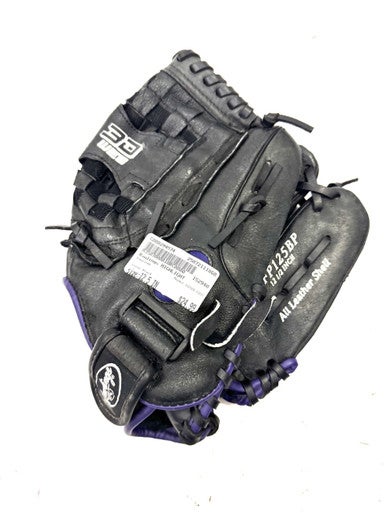 Used Rawlings HIGHLIGHT BB/SB Glove RH Throw Black 12 1/2" 11860-C000294574