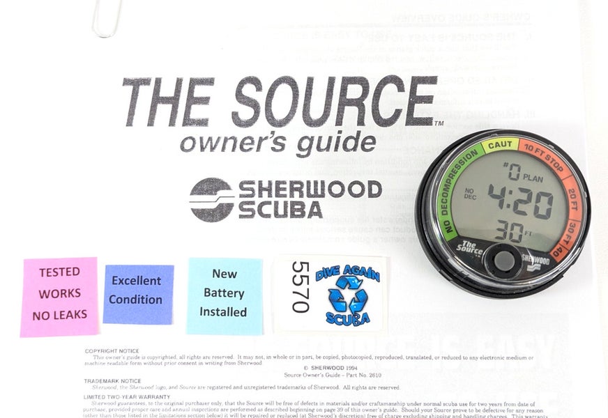 Sherwood The Source Puck Scuba Dive Diving Computer Module (Genesis)       #5570