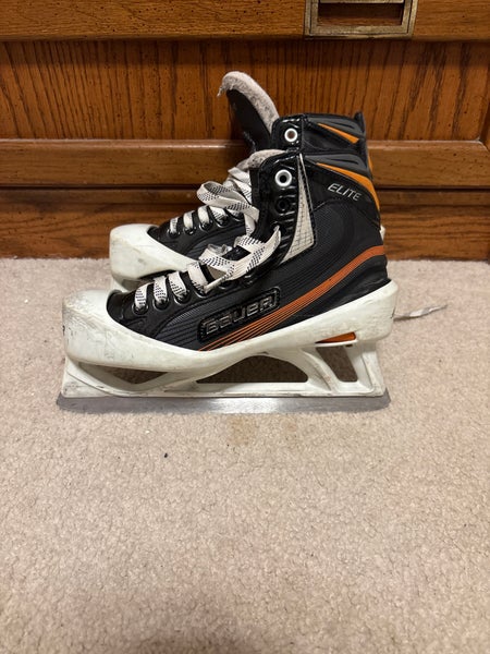 Bauer Elite Hockey Goalie Skates Regular Width  Size 6 (Used)