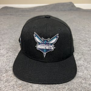 Charlotte Hornets Hat Cap Snap Back Black NBA Basketball Buzz City Mens