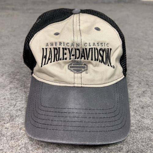 Harley Davidson Hat Cap Snap Back Mesh Trucker Embroidered Men Hawaii Motorcycle