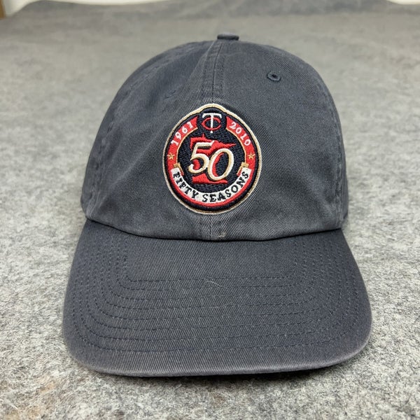 Minnesota Twins Hat Cap Strap Back OSFA MLB Baseball Fifty Seasons Casual Dad