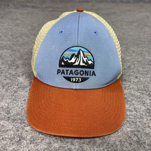 Patagonia Hat Cap Snap Back Mesh Trucker Embroidered Patch Outdoor Mens Hiking