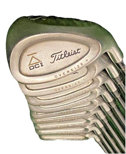 Titleist DCI Gold Oversize+ Iron Set 3-PW,SW RH Regular Graphite New Mid Grips