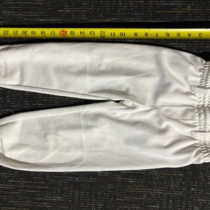Youth small Rawlings used baseball/softball pants-white