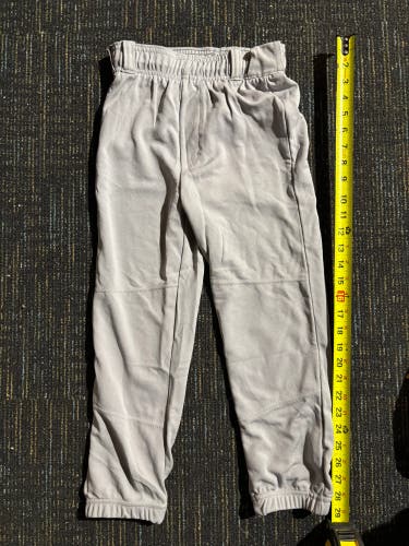 Used Youth Medium baseball/softball grey pant- Champro