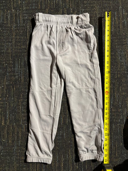 Used Youth Medium baseball/softball grey pant- Champro