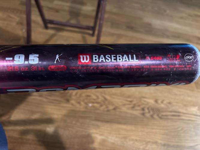 DeMarini Xplosion USSSA Certified Bat (-9.5) 21.5 oz 31" (Used)