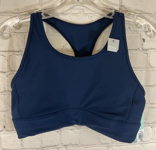 Women's DAW23702 Crossback Compression Stretch Bra University Navy Medium