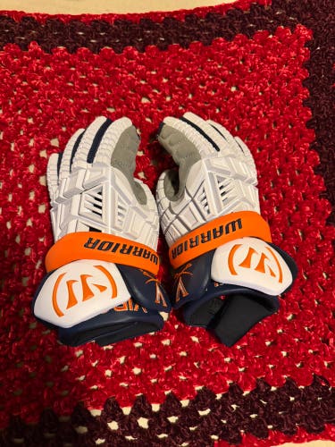 UVA Cavaliers Warrior Evo Lacrosse Gloves Large (New)