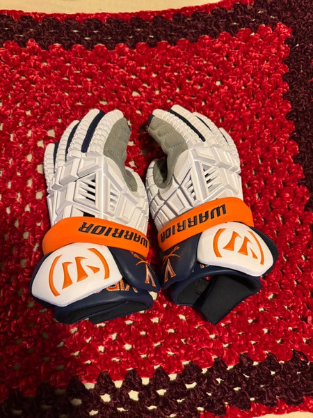 UVA Cavaliers Warrior Evo Lacrosse Gloves Large (New)