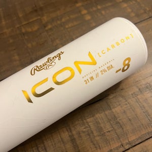 2024 Rawlings Icon Composite USSSA Certified Bat (-8)  23 oz 31" (Used)