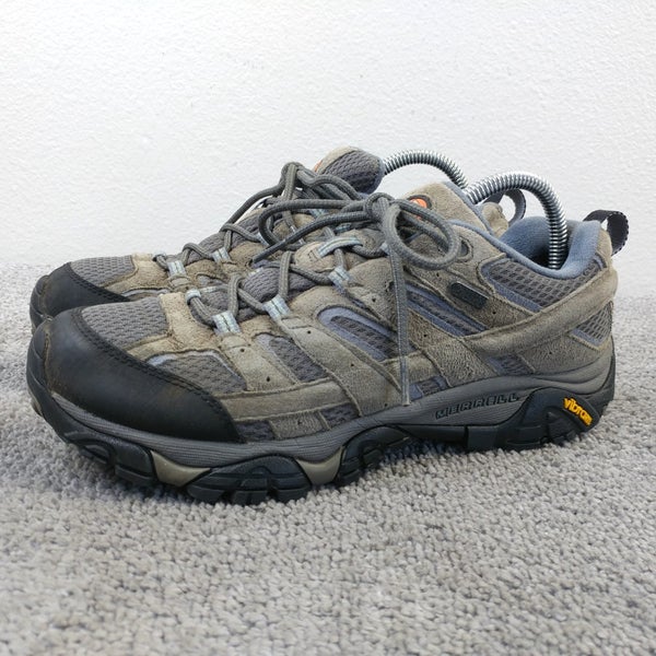 Merrell Moab 2 Waterproof Trail Hiking Shoes Womens Size 9.5 Sneakers Gray