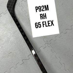 Senior(1x)Right P92M 65 Flex 66” ProBlackStock™ Unbranded Blackouts Pro Stock Nexus Hockey Sticks