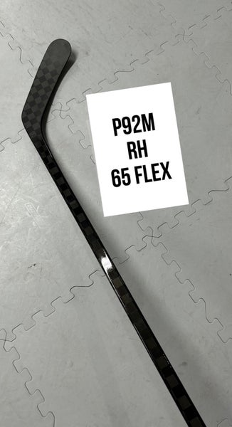 Senior(1x)Right P92M 65 Flex 66” ProBlackStock™ Unbranded Blackouts Pro Stock Nexus Hockey Sticks