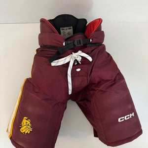 Used Maroon Senior Medium CCM HP45 Pro Stock Hockey Pants