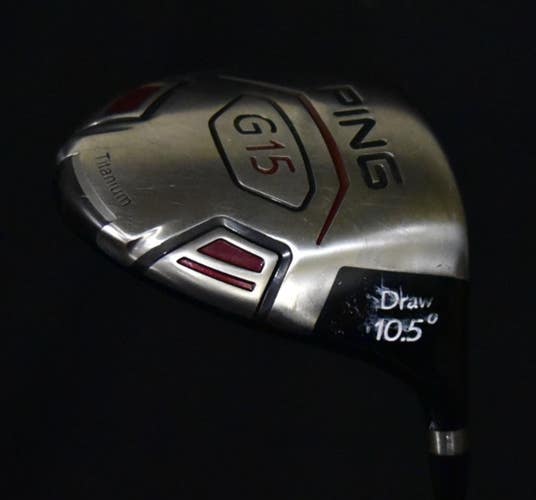 PING G15 DRIVER LOFT:10.5 FLRX: REGULAR LENGTH:45.5 IN RIGHT HANDED