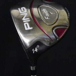 PING FAITH DRIVER LOFT:14 FLEX:LADIES LENGTH:42 IN LEFT HANDED NEW GRIP