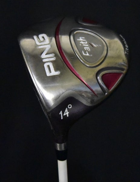 PING FAITH DRIVER LOFT:14 FLEX:LADIES LENGTH:42 IN LEFT HANDED NEW GRIP