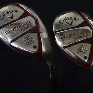 CALLAWAYDIABLO HYBRID SET 3H & 4H FLEX:REGULAR LENGTH: 40 IN RIGHT HANDED