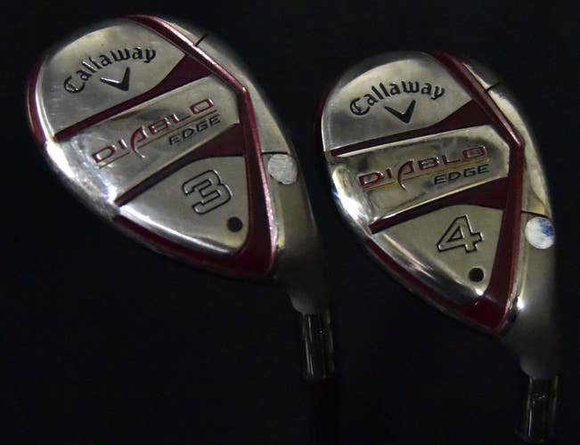 CALLAWAYDIABLO HYBRID SET 3H & 4H FLEX:REGULAR LENGTH: 40 IN RIGHT HANDED