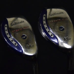 GOLFMATE HYBRID MAX SET 2H 3H FLEX:REGULAR LENGTH: 40 IN NEW GRIPS RIGHT HANDED
