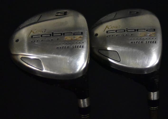 KING COBRA SZ OFFSET 3 & 5 WOOD SET FLEX:LADIES LENGTH: 42 IN RIGHT HANDED