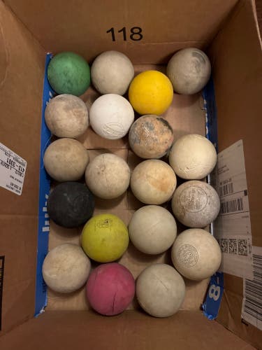 19 Lacrosse Balls (used)