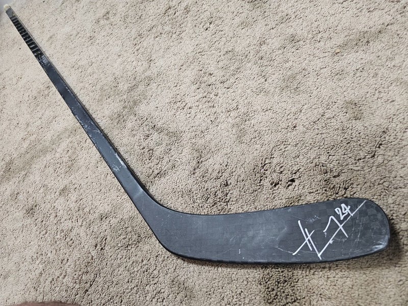 MARTIN HAVLAT Late 2000's Signed Chicago Blackhawks Game or Practice Used Stick