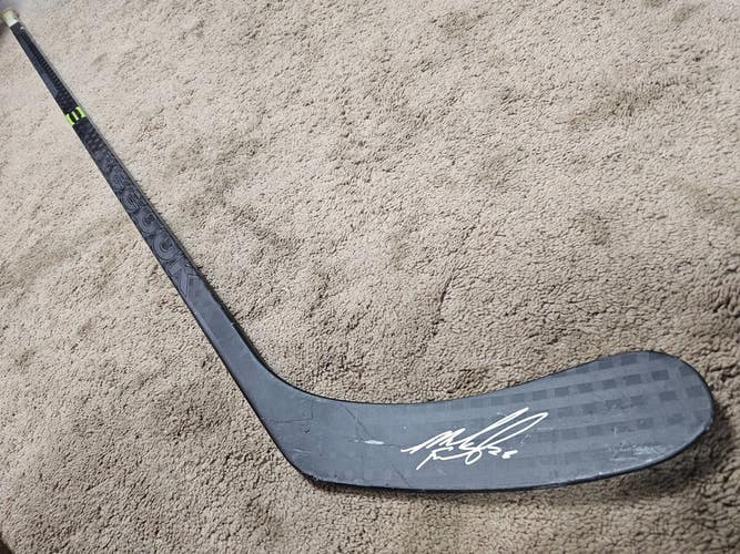 MARK FISTRIC 13'14 Signed Anaheim Ducks NHL Game Used Hockey Stick COA