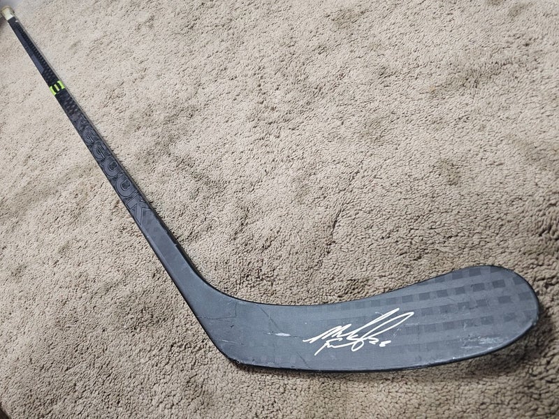 MARK FISTRIC 13'14 Signed Anaheim Ducks NHL Game Used Hockey Stick COA