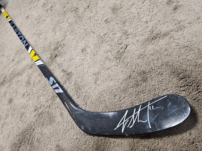 JORDAN STAAL 07'08 Signed Pittsburgh Penguins NHL Game Used Hockey Stick s17
