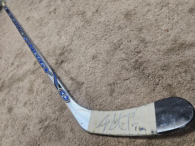 JORDAN STAAL 07'08 Signed Pittsburgh Penguins NHL Game Used Hockey Stick synergy