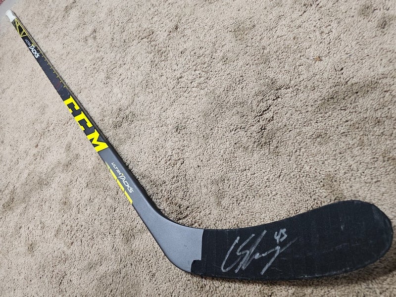 CONOR SHEARY 15'16 Cup Year Signed ROOKIE Pittsburgh Penguins Game Used Stick