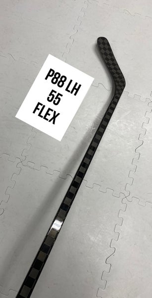 Intermediate(1)Left P88 55 flex 63” ProBlackStock™ Unbranded Blackouts Pro Stock Hockey Sticks