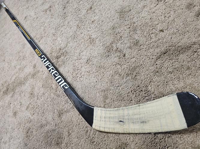 ROB SCUDERI 14'15 Pittsburgh Penguins NHL Game Used Hockey Stick COA