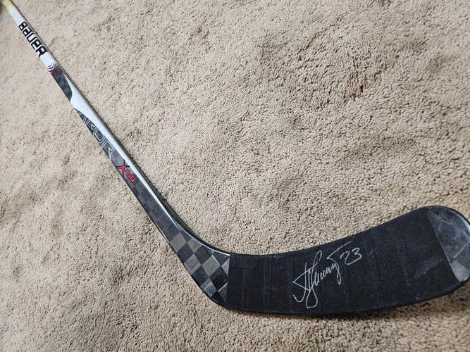 ALEX PONIKAROVSKY 09'10 Signed Pittsburgh Penguins NHL Game Used Hockey Stick