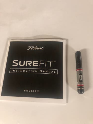Titleist Surefit Fairway 14g Weight W Instruction Manual New !