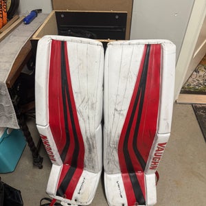 35" Vaughn Ventus SLR Pro Goalie Leg Pads Pro Stock (Used)