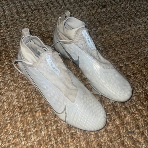Nike Vapor 360 Pro Football Cleats Men’s Size 10.5 White Ghost Lace Used