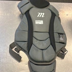 Used Marucci CHEST PROTECTOR Catchers Chest Protector Black Intermed 11339-S000191607
