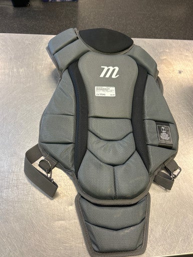 Used Marucci CHEST PROTECTOR Catchers Chest Protector Black Intermed 11339-S000191607