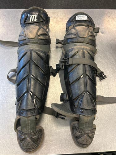 Used Marucci LEG GUARD Catchers Leg Guards Black Intermed 11339-S000191606