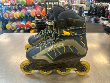 Used Bauer BAUER INLINE SKATE Senior Rec Fitness Skates Grey Senior 8 11339-S000191405