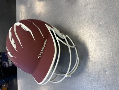 Used BoomBah HELMET W MASK Batting Helmet w/Mask Maroon LG 11339-S000191940