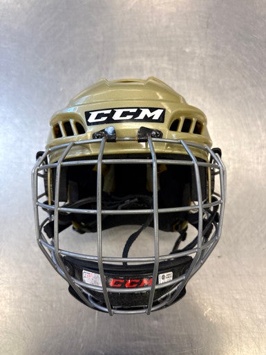 Used CCM FL40 Helmet Cage Combo White SM 11339-S000191193