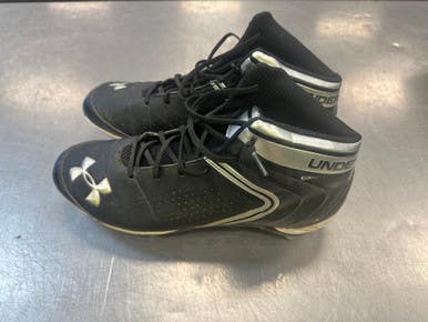 Used Under Armour Adult FB Cleats Black Senior 14 11339-S000191141